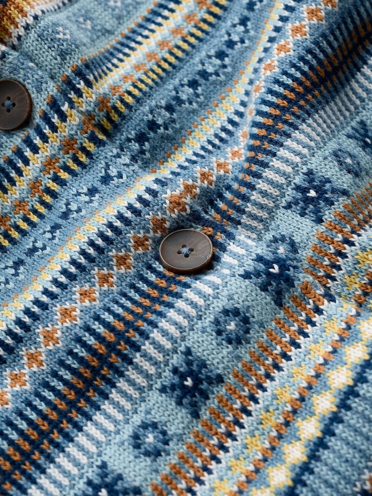 Seasalt Cornwall Blue Cove Cottage Cardigan - Image 5 of 5