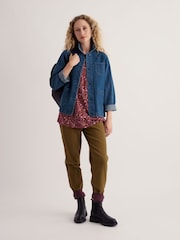 Seasalt Cornwall Red Busy Lizzy Tunic - Image 3 of 5