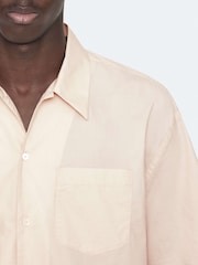 AllSaints White Maddox Short Sleeve Crew Neck Shirt - Image 4 of 8