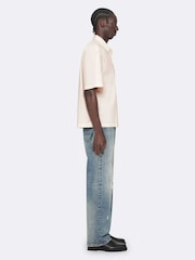 AllSaints White Maddox Short Sleeve Crew Neck Shirt - Image 5 of 8