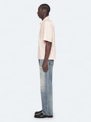 AllSaints White Maddox Short Sleeve Crew Neck Shirt - Image 7 of 8