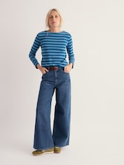 Seasalt Cornwall Blue Sailor Shirt - Image 2 of 5