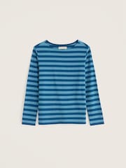 Seasalt Cornwall Blue Sailor Shirt - Image 4 of 5
