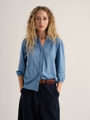 Seasalt Cornwall Blue Borlowen Top - Image 1 of 5