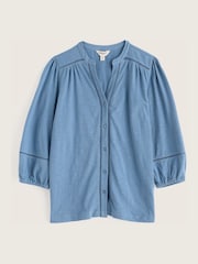 Seasalt Cornwall Blue Borlowen Top - Image 4 of 5