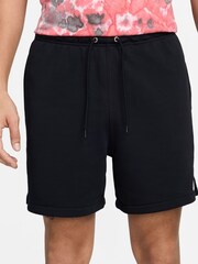Nike Black Club Flow French Terry Shorts - Image 3 of 9
