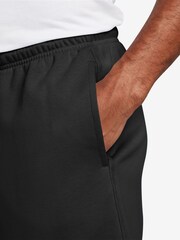 Nike Black Club Flow French Terry Shorts - Image 5 of 9