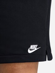 Nike Black Club Flow French Terry Shorts - Image 7 of 9