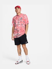 Nike Black Club Flow French Terry Shorts - Image 9 of 9