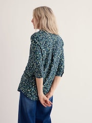 Seasalt Cornwall Blue 3/4 Dove Plant Tunic - Image 3 of 5