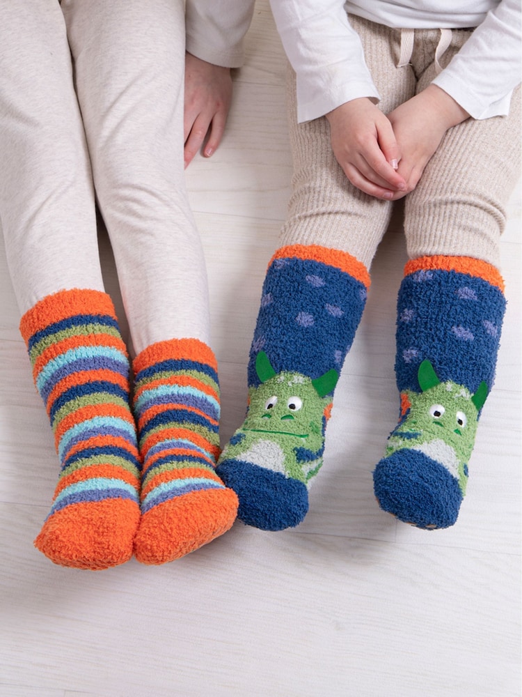Totes Blue Totes Toasties Super Soft Slippers Socks 2 PK - Image 1 of 5