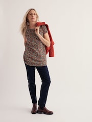 Seasalt Cornwall Blue Screenprint Tunic - Image 1 of 5