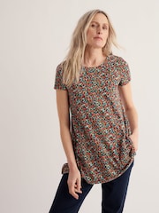 Seasalt Cornwall Blue Screenprint Tunic - Image 2 of 5