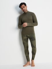 Tog 24 Green Snowdon Thermal Quarter Zip Saga T-Shirt - Image 3 of 7