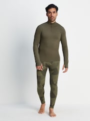 Tog 24 Green Snowdon Thermal Quarter Zip Saga T-Shirt - Image 4 of 7