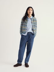 Seasalt Cornwall Blue Petite Sholl Trousers - Image 1 of 5