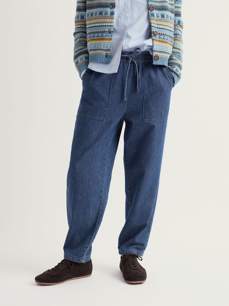 Seasalt Cornwall Blue Petite Sholl Trousers - Image 2 of 5