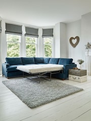 Willow & Hall Royal Blue Fyfield Sofa Bed - Image 5 of 5