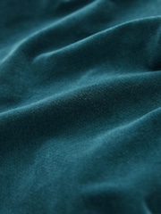 Teal Blue Velvet Skinny Jeans - Image 6 of 6