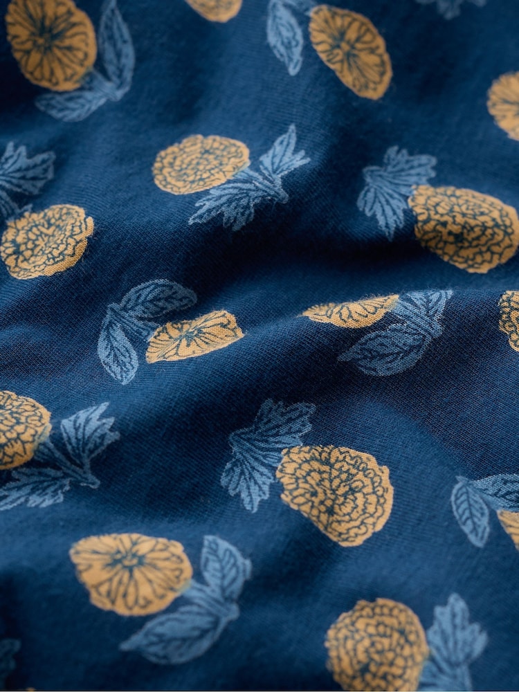 Seasalt Cornwall Blue Short Sleeve Seed Packet Dress - Image 5 of 5
