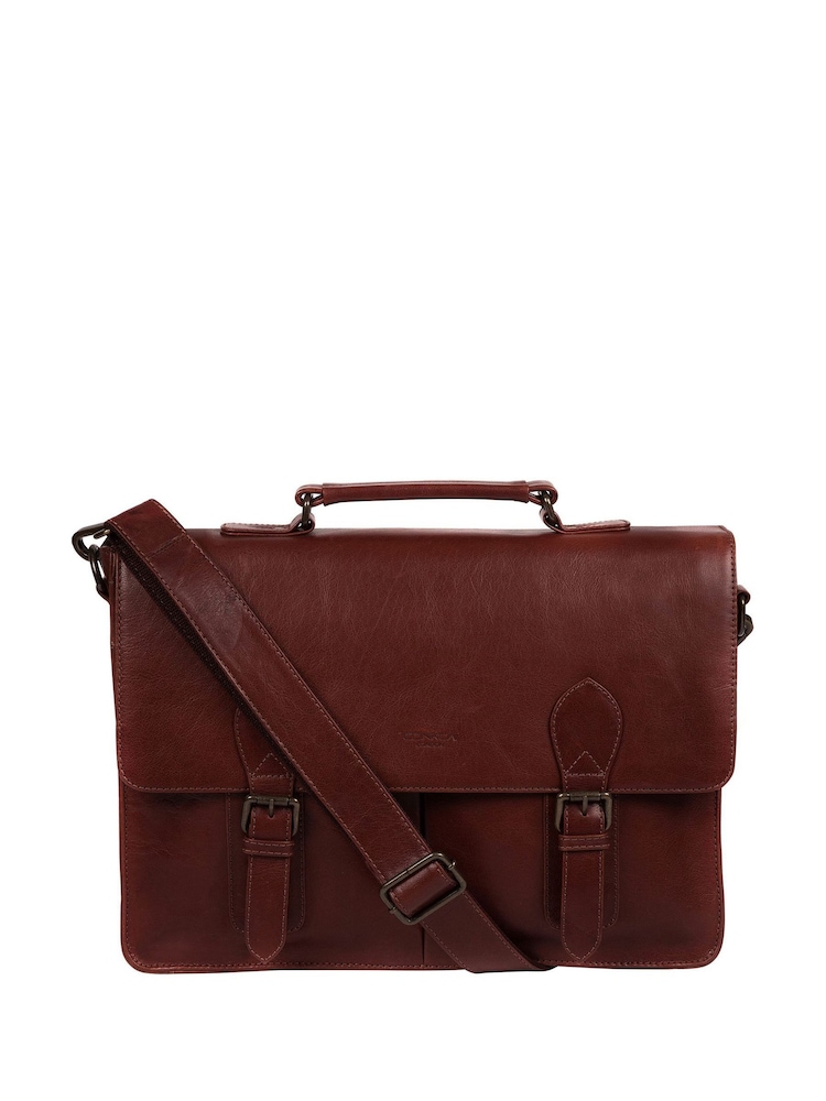 חום ערמוני - תיק מסמכים מעור של Conkca דגם Scolari  - תמונה 1 מתוך 4