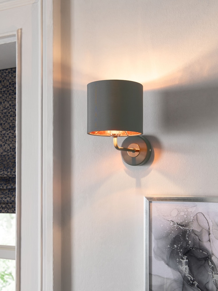 Grey Rico Wall Light - Image 1 of 8