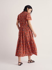 Seasalt Cornwall Orange Wild Lily Dress - Image 2 of 5