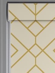 Yellow Lattice Geo Made to Measure Roller Blind - Image 4 of 6