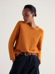 Seasalt Cornwall Orange Makers Jumper - Image 1 of 5