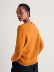 Seasalt Cornwall Orange Makers Jumper - Image 3 of 5