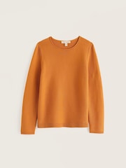 Seasalt Cornwall Orange Makers Jumper - Image 4 of 5