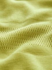 Limettengrün - T-Shirt-Strandkleid mit Häkeldesign - Bild 5 von 5