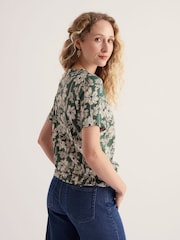 Seasalt Cornwall Green Barnoon Top - Image 3 of 5