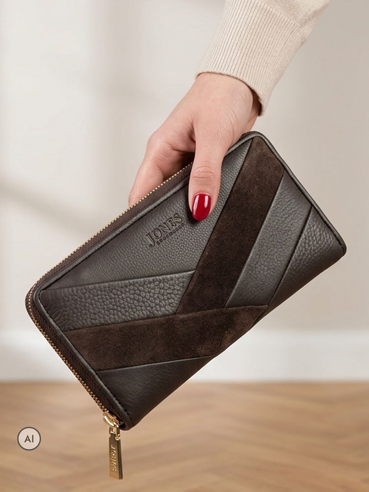 Čokoladno braon - Jones Bootmaker Verra Premium Leather Wallet - Slika 1 od 6 Čokoladno braon - Jones Bootmaker Verra Premium Leather Wallet - Slika 1 od 6
