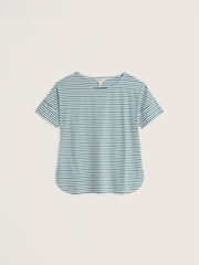Seasalt Cornwall Sky Blue Bryher View T-Shirt - Image 1 of 5