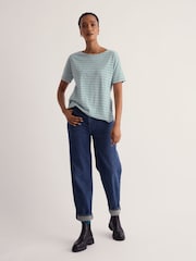 Seasalt Cornwall Sky Blue Bryher View T-Shirt - Image 2 of 5