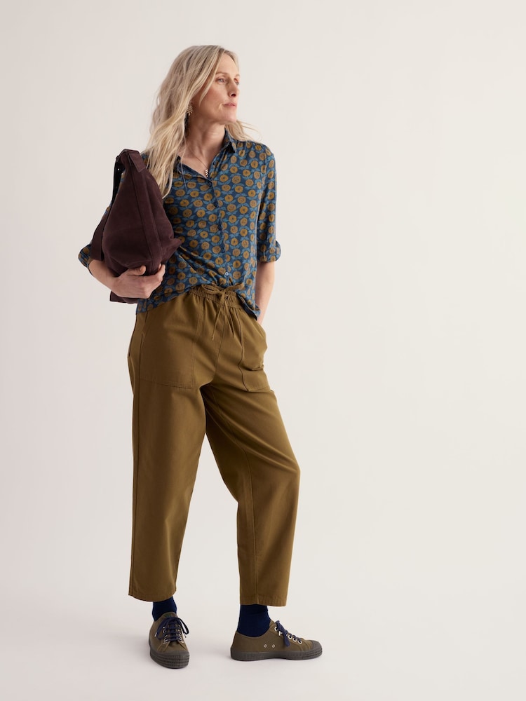 Seasalt Cornwall Blue 3/4 Embrace Shirt - Image 1 of 5 Seasalt Cornwall Blue 3/4 Embrace Shirt - Image 1 of 5