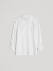 Seasalt Cornwall White Feather Star Top - Image 4 of 5