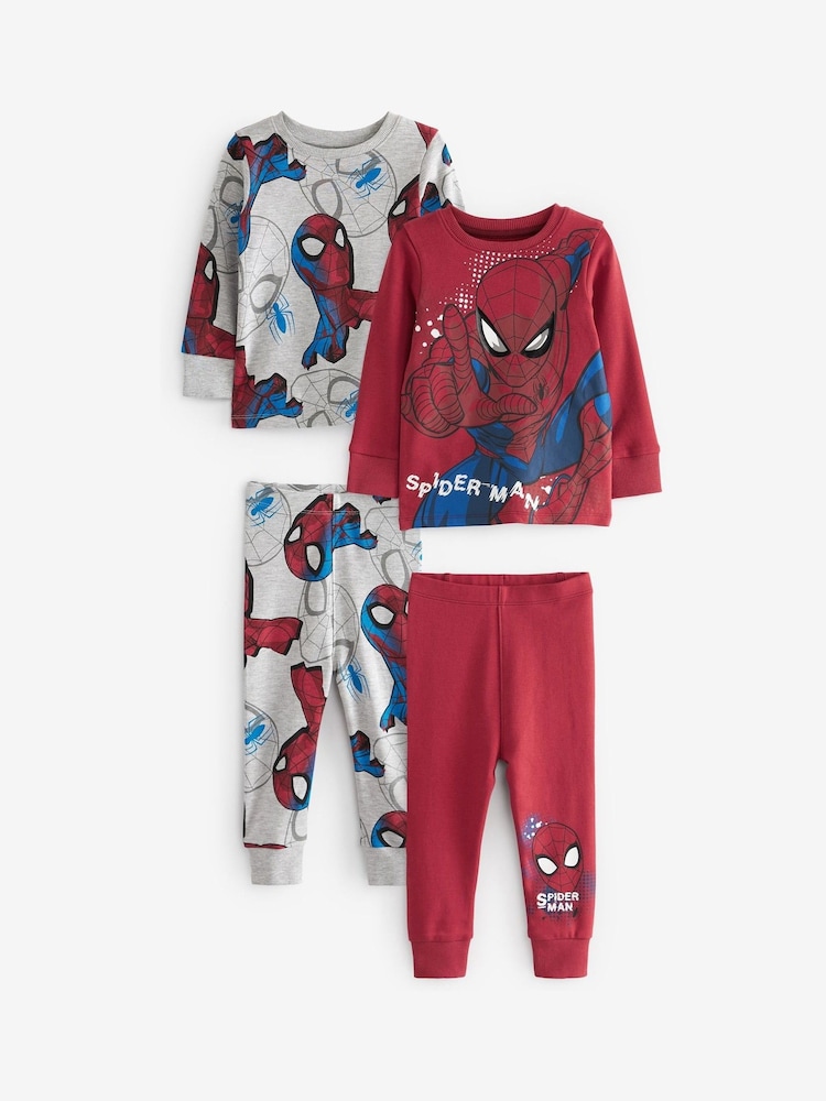 Spiderman rouge/bleu marine - Pyjama Snuggle 2 Pack (12mths-10yrs) - Image 5 of 7