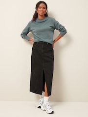 Bleu de sarcelle - Sweat long décontracté Essentials - Image 2 of 6