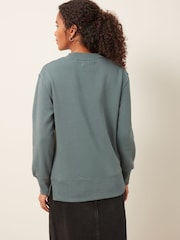 Bleu de sarcelle - Sweat long décontracté Essentials - Image 3 of 6