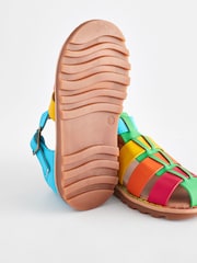 Little Bird by Jools Oliver Blue Fisherman Sandals - Image 4 of 6
