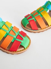 Little Bird by Jools Oliver Blue Fisherman Sandals - Image 5 of 6