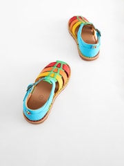 Little Bird by Jools Oliver Blue Fisherman Sandals - Image 6 of 6