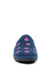 Lazy Dogz Blue Josefina Paw Print Mule Slippers - Image 5 of 9