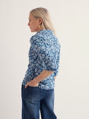 Seasalt Cornwall Blue Wavecrest Shirt - Image 3 of 5