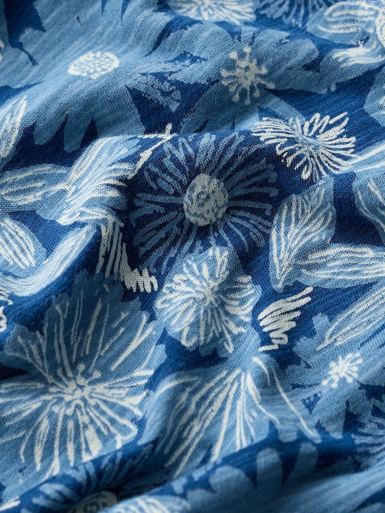 Seasalt Cornwall Blue Wavecrest Shirt - Image 5 of 5
