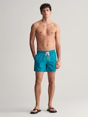 GANT Blue Chrome Swim Shorts - Image 1 of 6