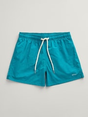 GANT Blue Chrome Swim Shorts - Image 6 of 6