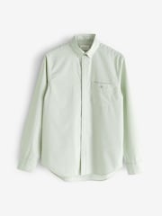 GANT Green Regular Fit Poplin 100% Cotton Shirt - Image 5 of 5